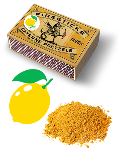 Lemon Curry Cayenne Pretzles