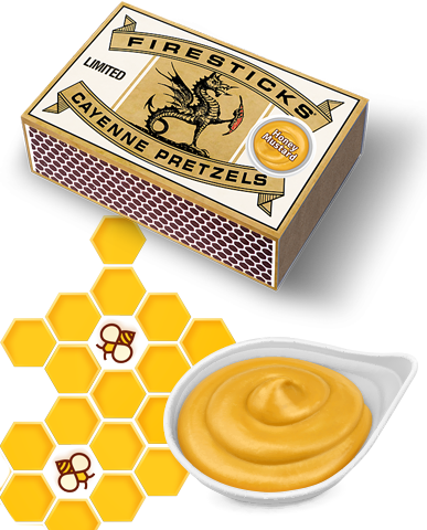 Honey Mustard Cayenne Pretzles